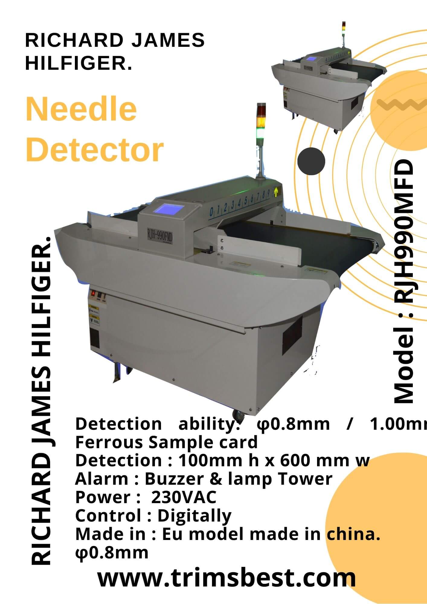 Needle Detector Trims Best Ltd