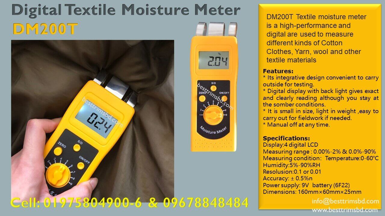 DM200T Digital Moisture Meter Price in Bangladesh