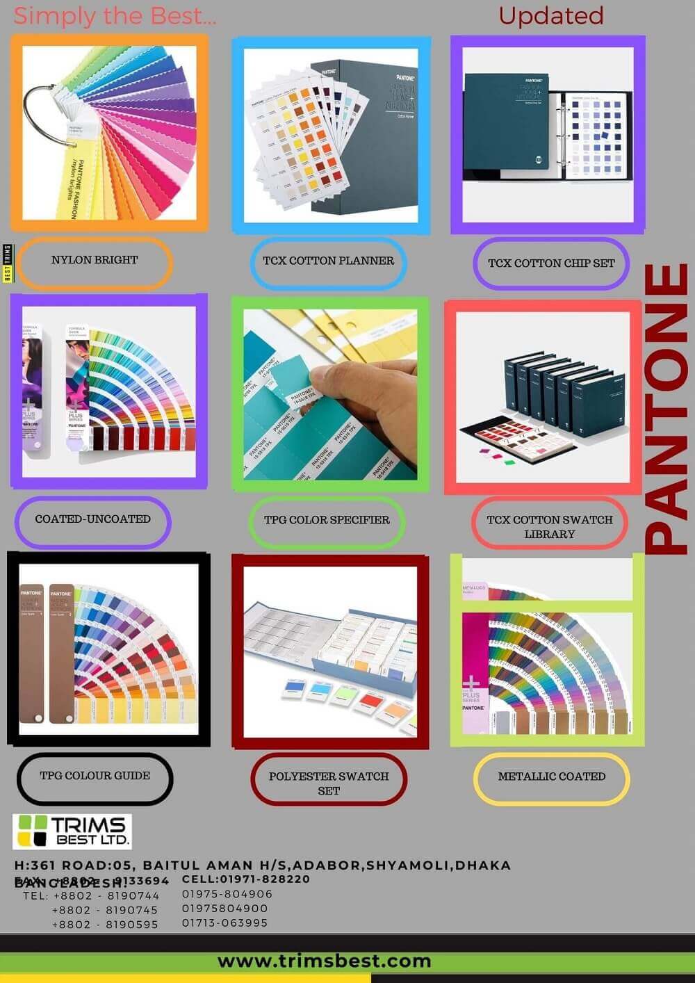 TPG Pantone price in Bangladesh