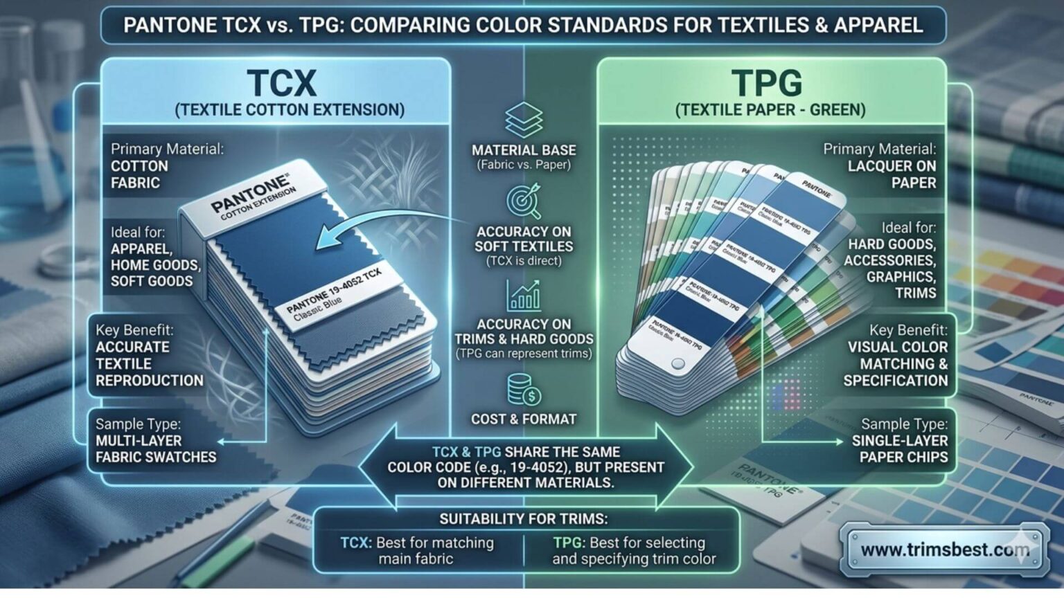 Pantone TCX and TPG Difference Explained | Complete Guide 2026 in ...