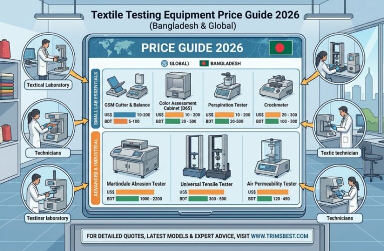 Textile Testing Equipment Prices Guide 2026 (Bangladesh & Global)