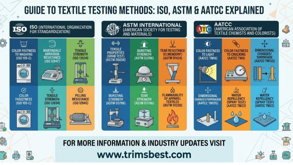 Textile Testing Methods Explained | ISO, ASTM & AATCC Guide